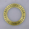 Genuine Rolex Submariner 1680 / GMT 1675 Gold Metallic Date Disc • 1560 1570 157