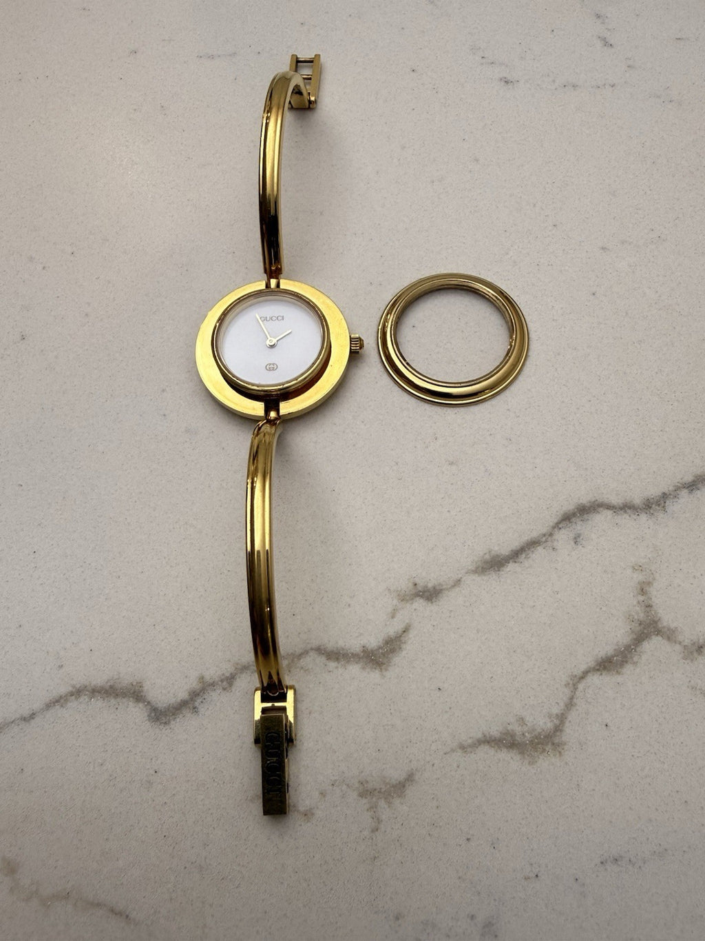 Vintage Gucci 1100L Womens Bezel Watch 12 Bezels Box Serviced 90 Day Warranty