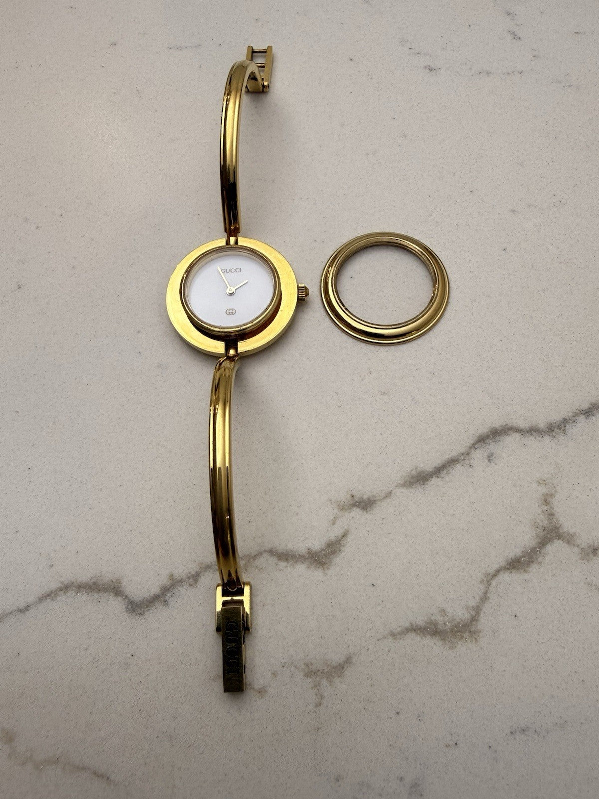 Vintage Gucci 1100L Womens Bezel Watch 12 Bezels Box Serviced 90 Day Warranty