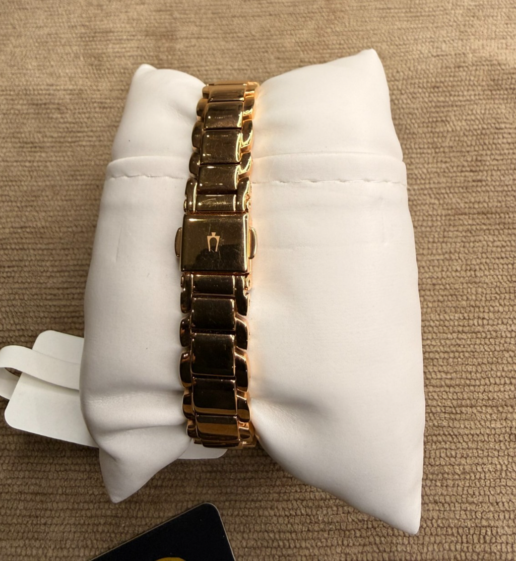Bulova Classic 97L151 Women’s Rose Gold Tone Watch 28mm New With Tags