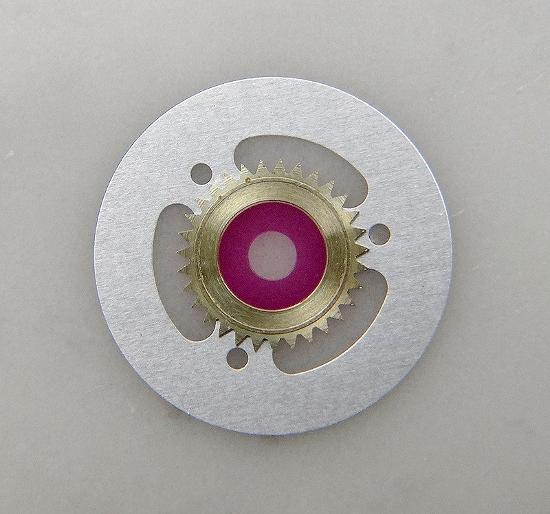 Genuine Rolex Caliber 2135 White Date Disc Wheel Bold Font Part 2135-6900-2