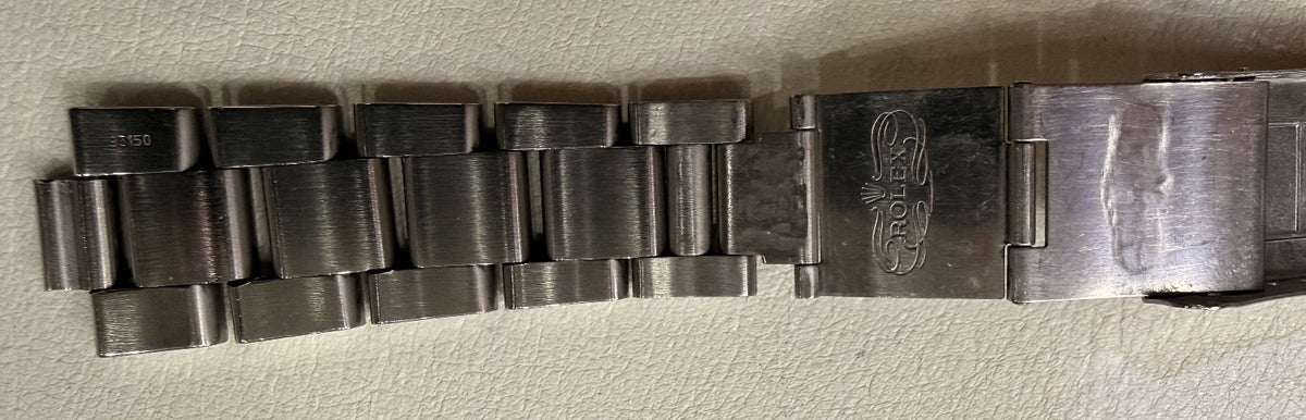 Genuine Rolex 93150 Submariner Oyster Bracelet Fliplock Clasp J12 1985 20mm
