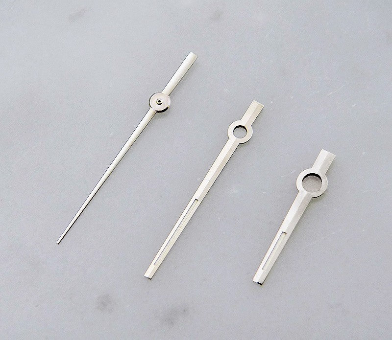 Genuine Rolex Date 15000 15200 White Gold Hands Set of 3 Luminova 3035 3135 34mm