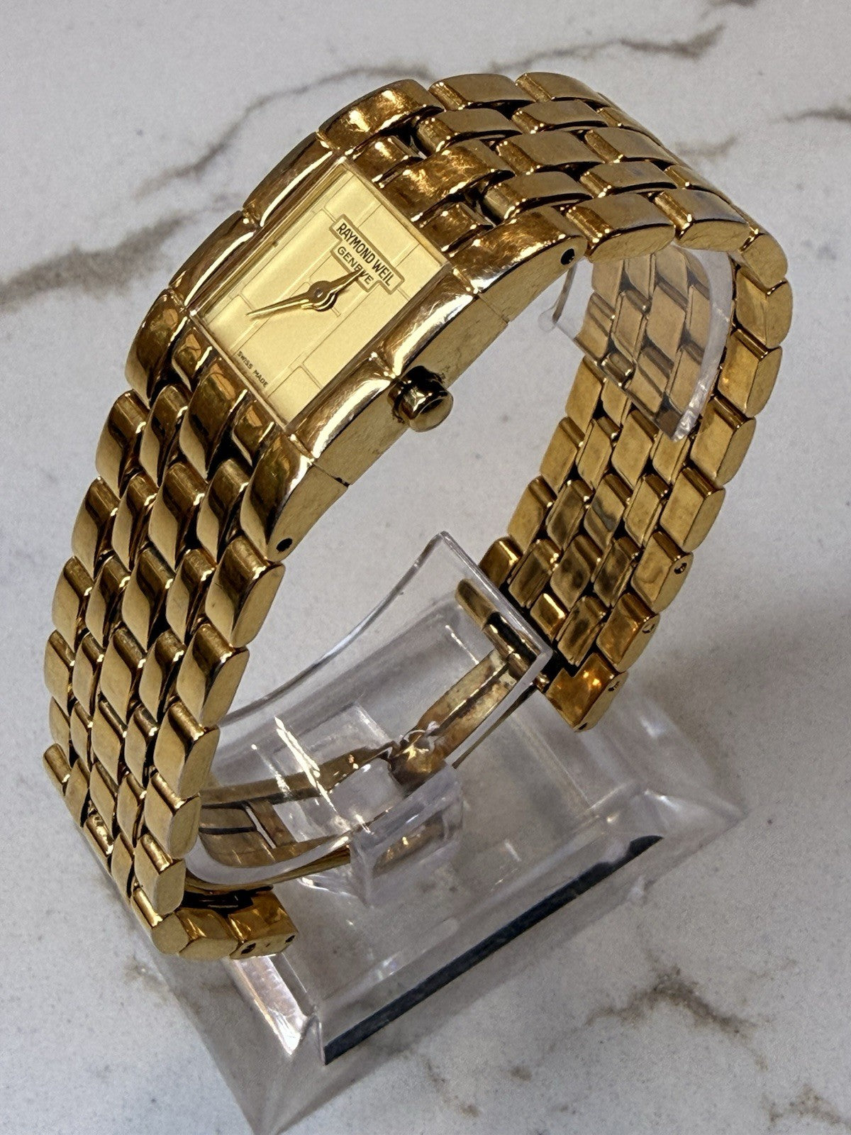 Ladies Raymond Weil 5886 Gold-tone Dial Stainless Steel Watch