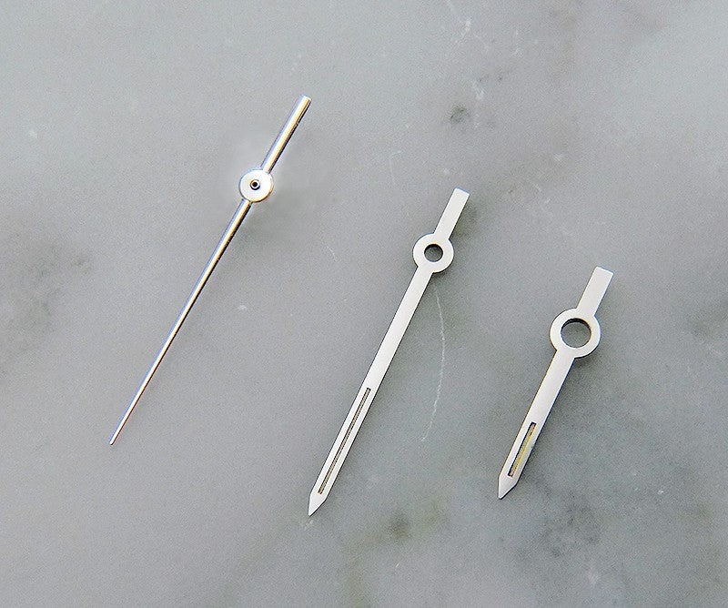 Genuine Rolex 6694 6426 6427 Tritium White Gold Hands Set of 3 Cal 1215 1225