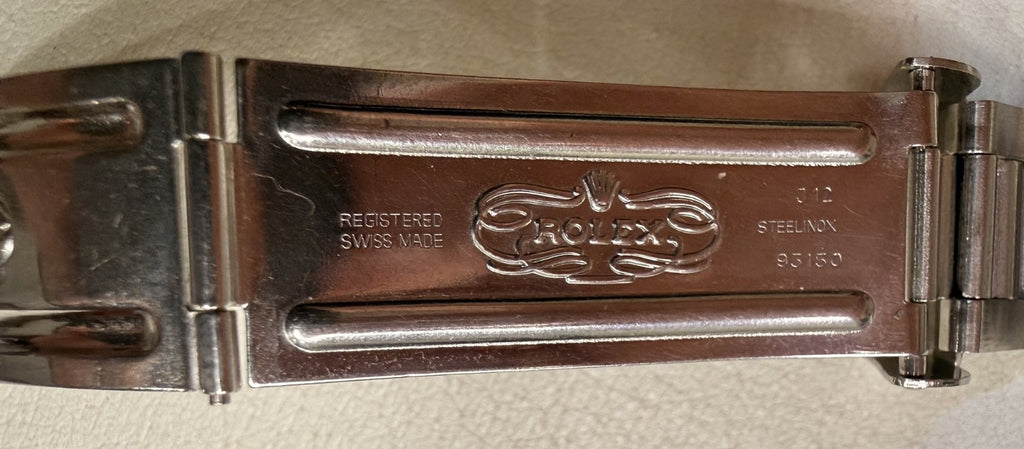 Genuine Rolex 93150 Submariner Oyster Bracelet Fliplock Clasp J12 1985 20mm