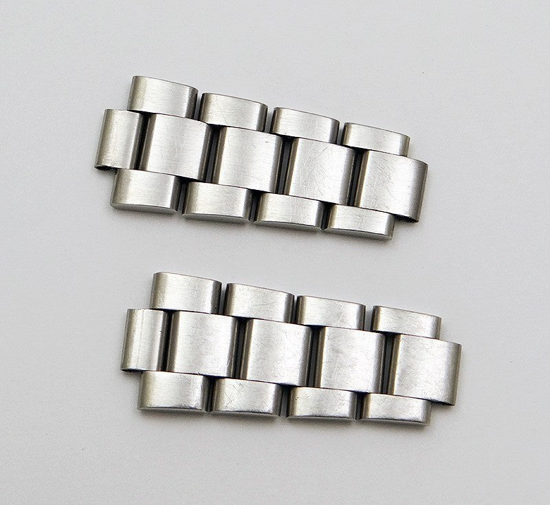 Genuine Rolex 93150 Oyster Bracelet Bands Pair Submariner 20mm Light Stretch