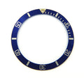 Genuine Rolex Submariner Blue Silver Bezel Insert 16613 16803 16618 16808 Flat 4