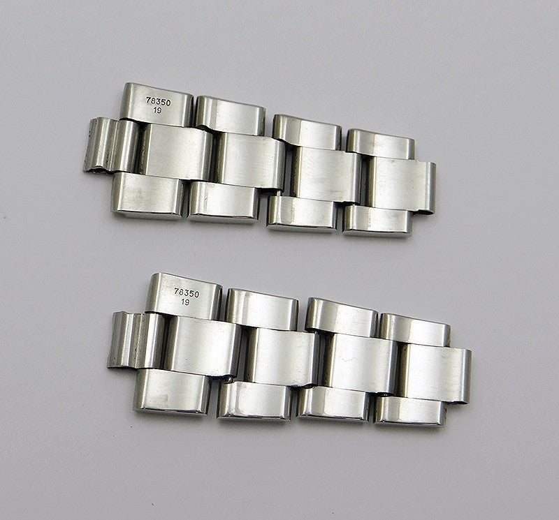 Genuine Rolex 78350 19mm Oyster Bracelet Link Sections Repair Restoration Parts