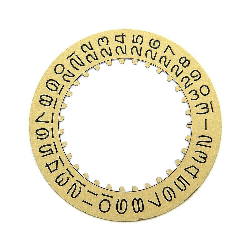 Vintage Rolex 3035 Beige Date Disc Genuine Submariner GMT Master Caliber Part