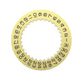Genuine Rolex 3135 3155 3175 3185 Caliber 16100 Champagne Beige Date Disc Wheel