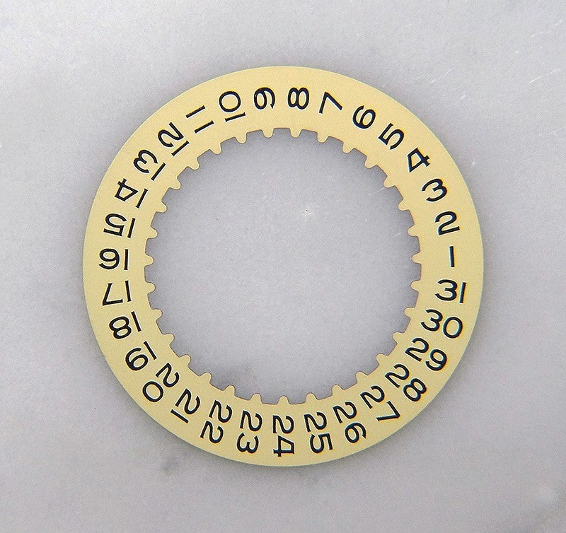 Genuine Rolex 16100 Champagne Date Disc – Fits 3135 / 3155 / 3175 / 3185 – Beige