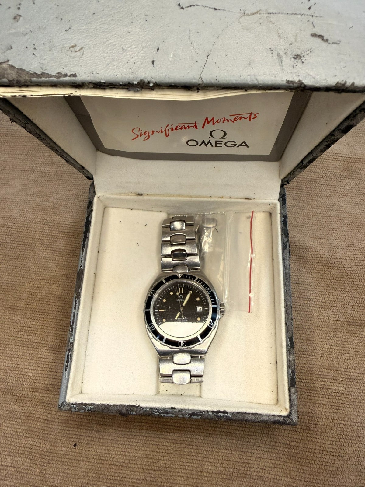 Omega Seamaster Professional 200M Pre-Bond 2810.50 Quartz Box Papers 1991