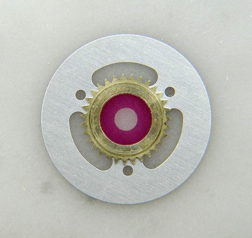 Authentic Rolex 2135 6900 2 Bold Number Beige Date Wheel Disc Ladies Watch Part