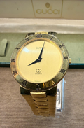 Gucci 3300M Vintage Gold Plated Quartz Watch – Gold Dial – Mint