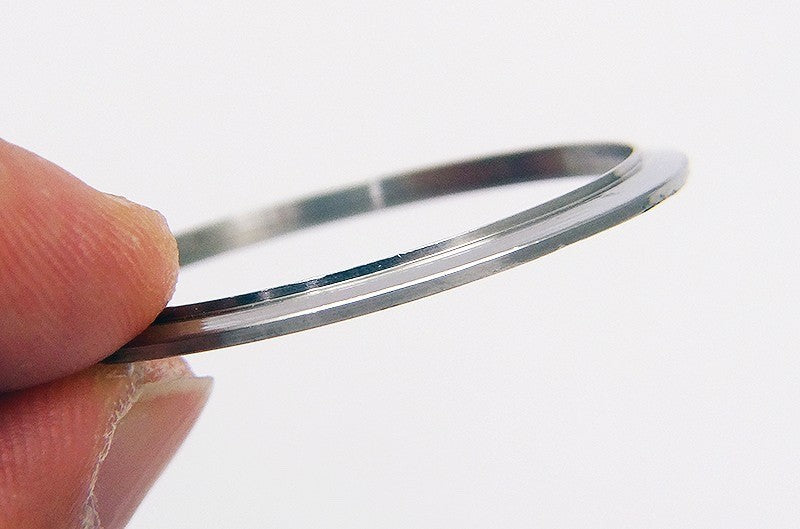 Genuine Rolex Submariner 5512 5513 1680 Crystal Retaining Ring Vintage Steel